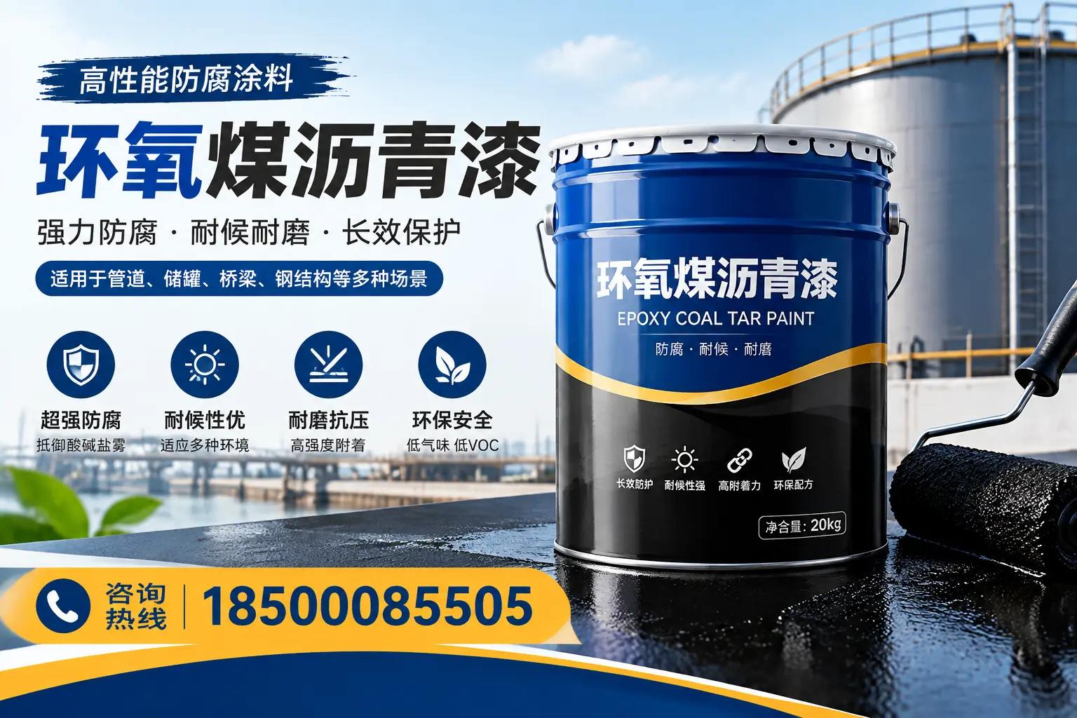 环氧煤沥青漆的施工步骤详解，通化装修必备知识
